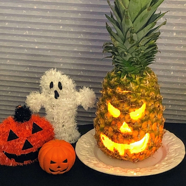 Pineapple Jack-O'-Lantern