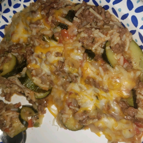 Cheeseburger Rice Skillet