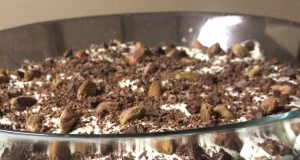 Easy Pistachio English Toffee Ice Box Cake