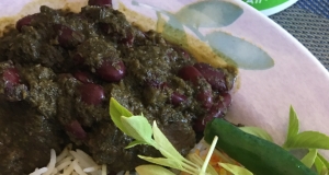 Not-Quite-Persian Ghormeh Sabzi (Green Stew) for the Slow Cooker