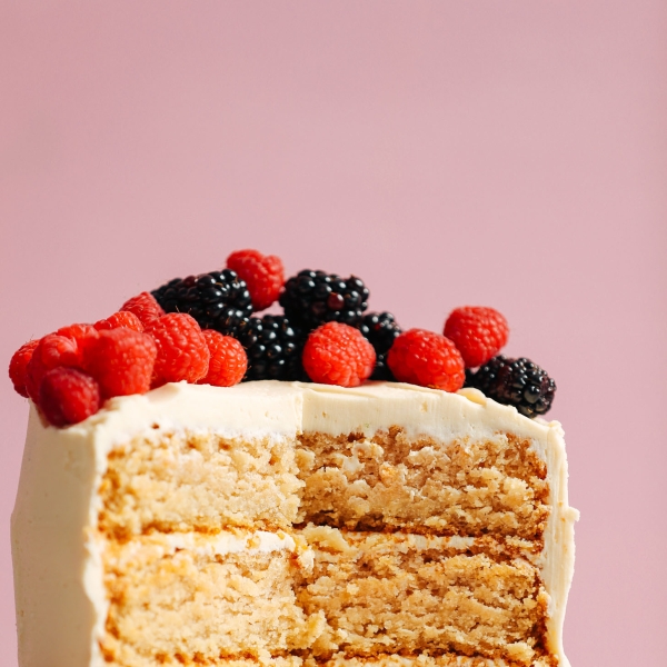 Vanilla Sesame Cake