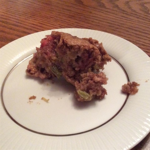 Grandma Moyer's Rhubarb and Strawberry Coffee Cake
