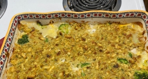 Cheesy Chicken & Broccoli Bake