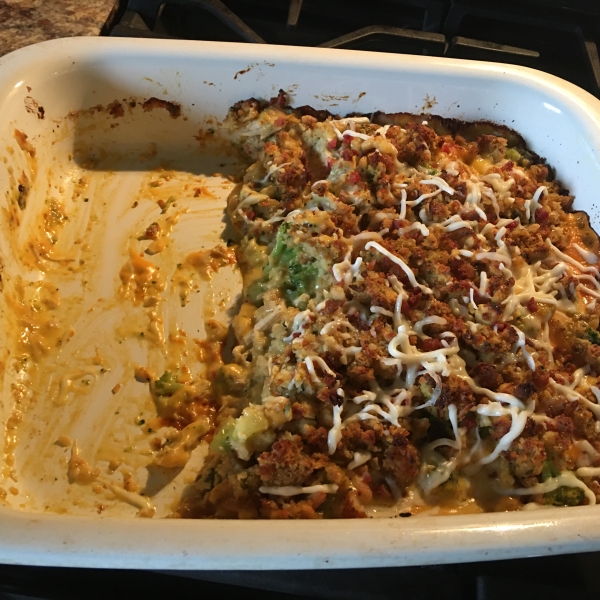Cheesy Chicken & Broccoli Bake