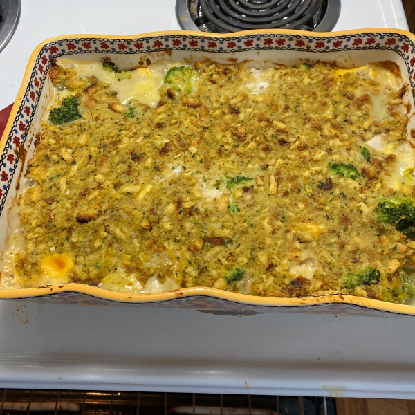 Cheesy Chicken & Broccoli Bake