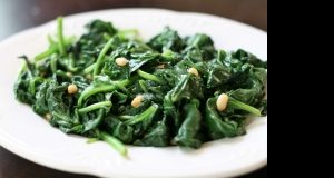 Spinach and Pine Nuts