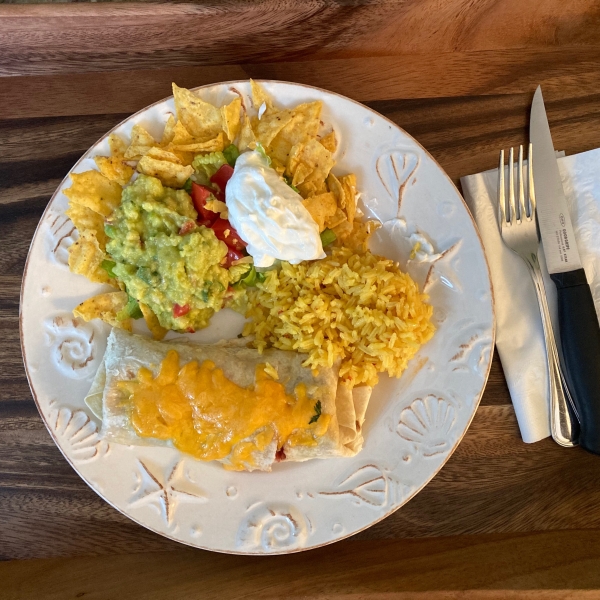 Fiesta Chicken Burritos