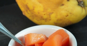 Quince-Cinnamon Compote