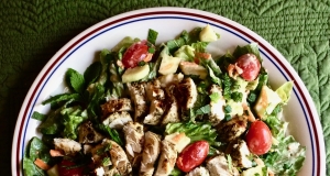 Za'atar Chicken Salad with Lemon-Tahini Dressing
