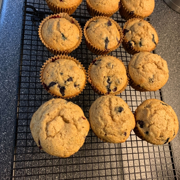 Cream Cheese-Blueberry Muffins