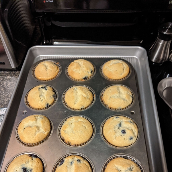 Cream Cheese-Blueberry Muffins