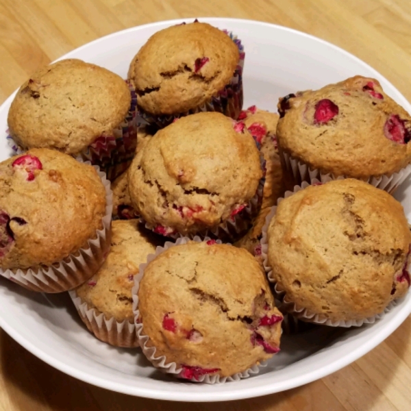 Cranberry Applesauce Muffins