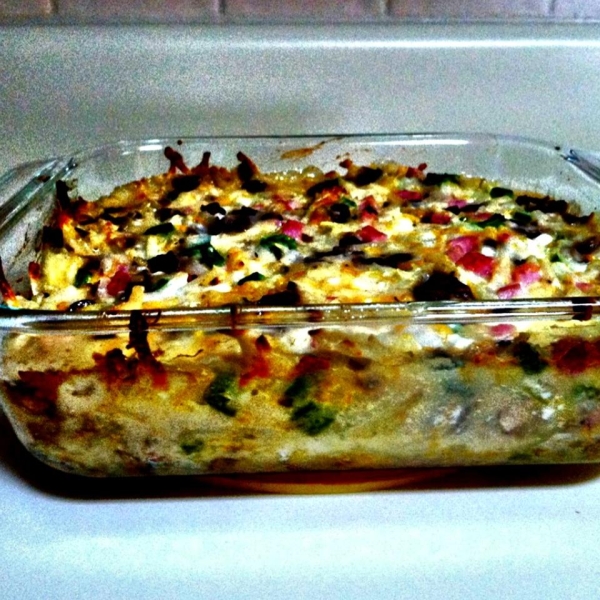 Cheesy Ham 'n' Hash Brown Casserole