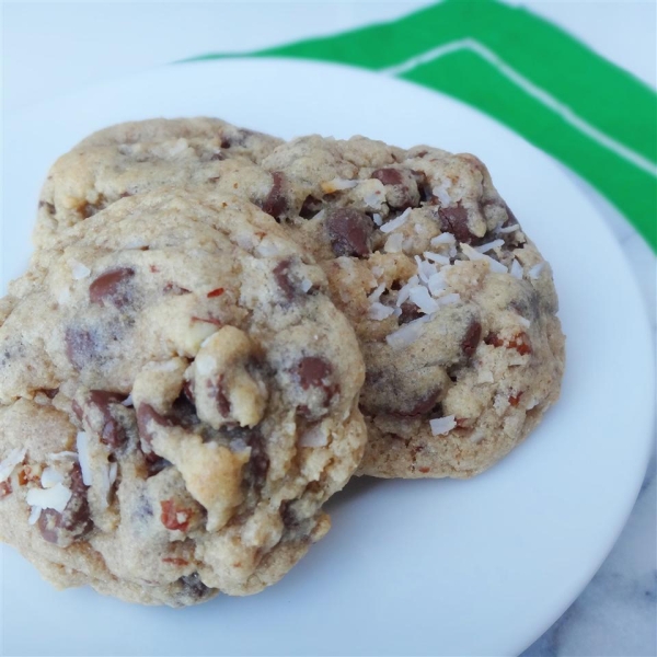 Almond Chocolate Coconut Cookies II