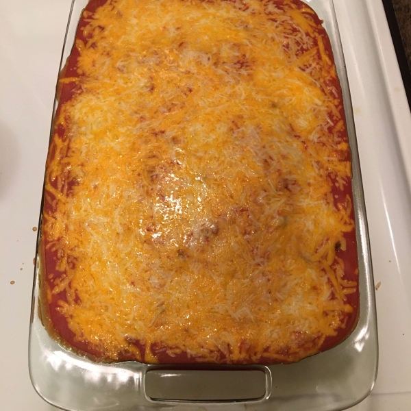Meaty Stuffed Pepper Casserole