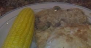 Easy Chicken and Rice with Mushrooms