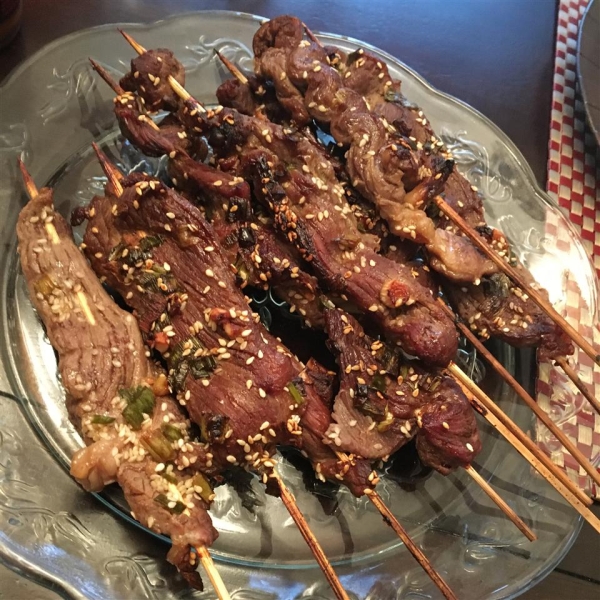 Asian Steak Skewers