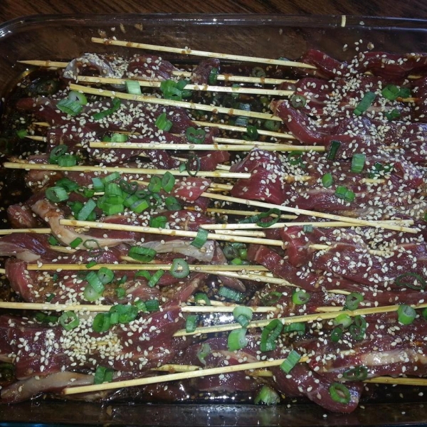 Asian Steak Skewers