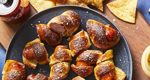 Pretzel Bratwurst Bites