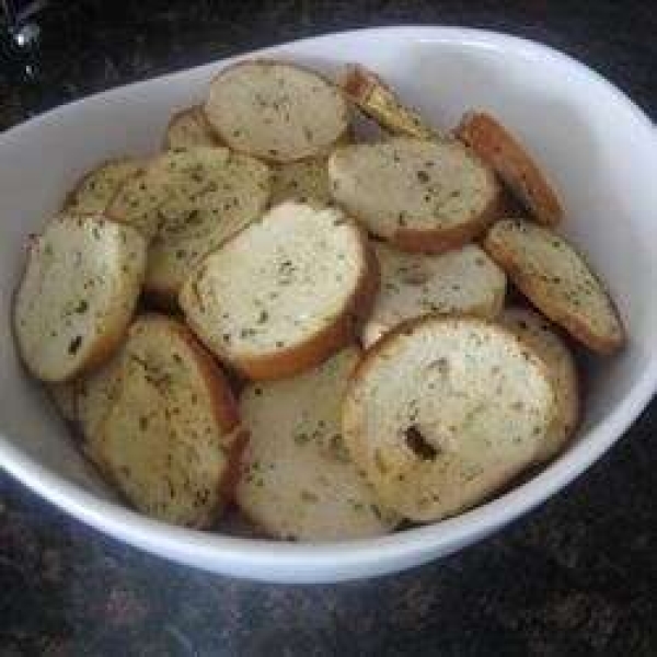 Salt and Garlic Bagel Chips