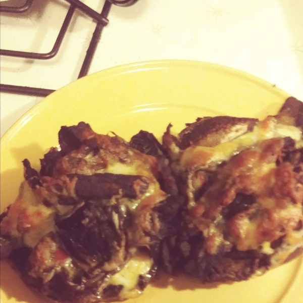 Beef-Stuffed Mushrooms