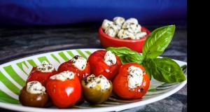 Fresh Mozzarella Stuffed Cherry Peppers