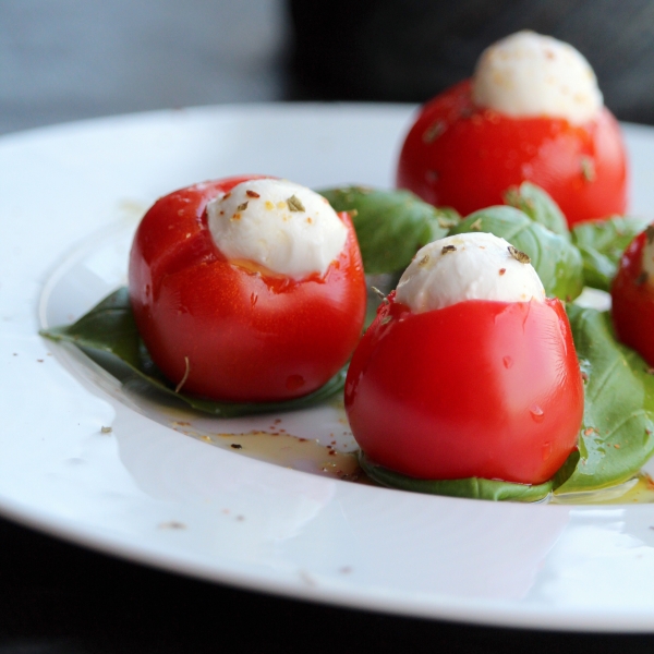 Fresh Mozzarella Stuffed Cherry Peppers