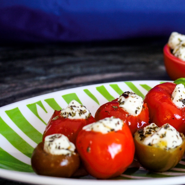 Fresh Mozzarella Stuffed Cherry Peppers