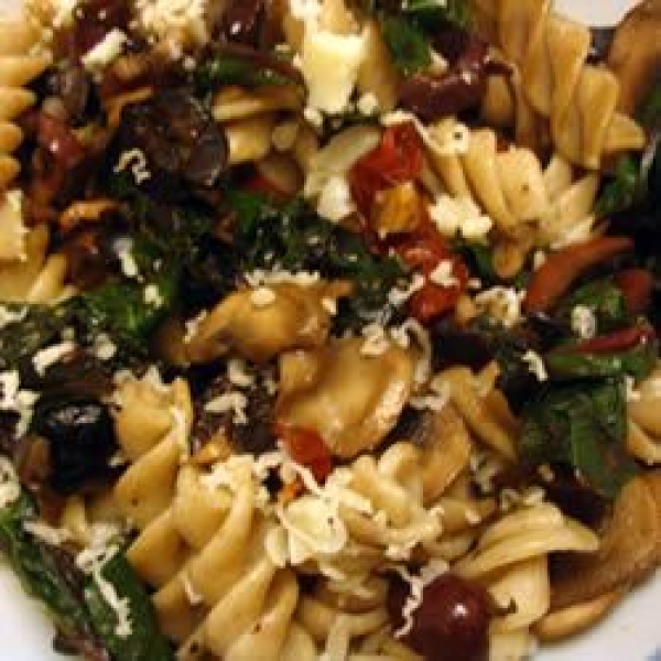 Mediterranean Pasta with Greens