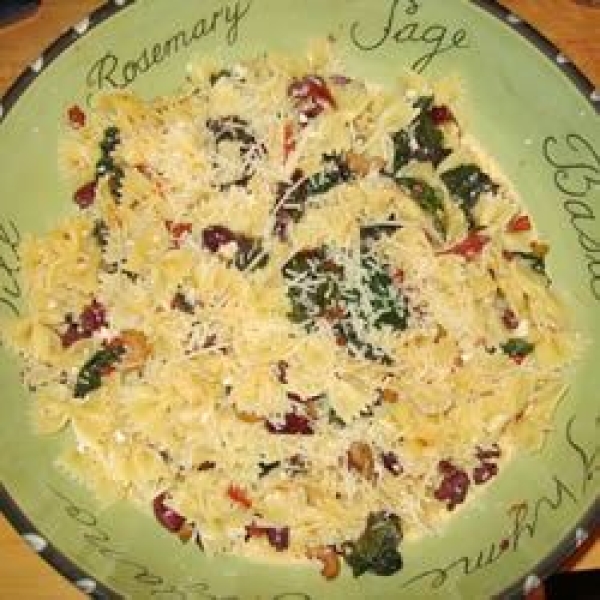 Mediterranean Pasta with Greens