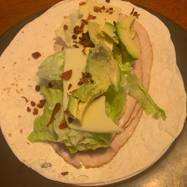 Kickin' Turkey Club Wrap