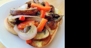 Vegetarian Mushroom Philly Cheese Steak Sandwiches