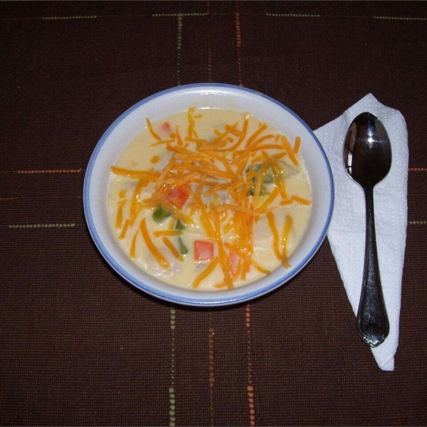 Cheesy Catfish Chowder