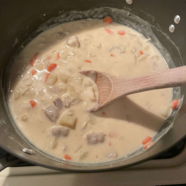 Cheesy Catfish Chowder