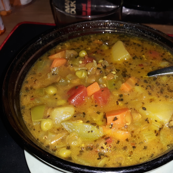 Tomato-Curry Lentil Stew