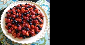 White Chocolate-Cream Cheese Fruit Tart
