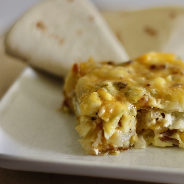 New Mexican Breakfast Casserole