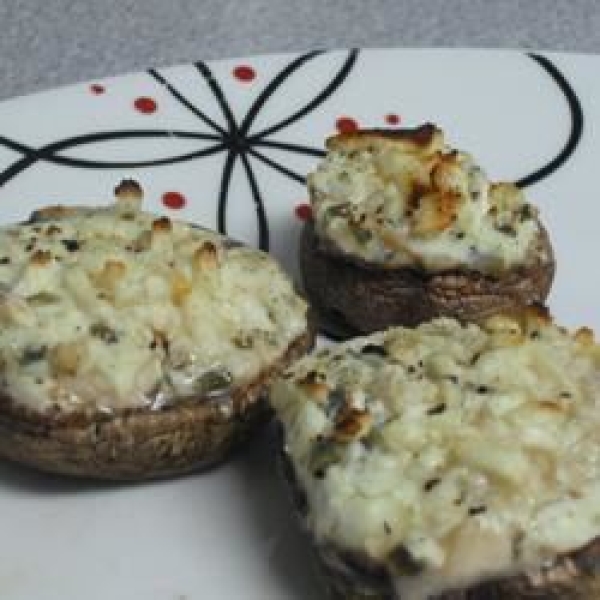 Stuffed Mushrooms with Chorizo and Gorgonzola