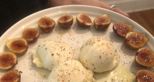 Fig Brulee with Burrata Cheese