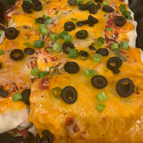 Beefy Broccoli & Cheddar Burritos