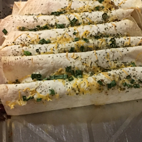 Beefy Broccoli & Cheddar Burritos