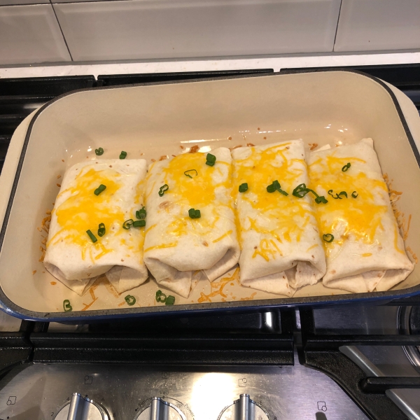 Beefy Broccoli & Cheddar Burritos