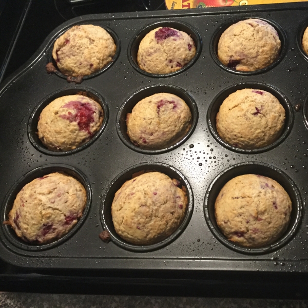 Raspberry Lemonade Stevia Muffins