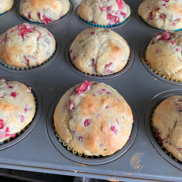Raspberry Lemonade Stevia Muffins