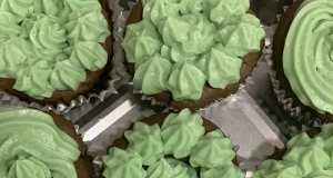 Chocolate Cupcakes with Bailey's Creme Frosting