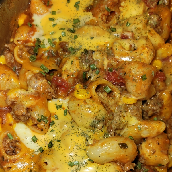 Hamburger and Macaroni Hot Dish