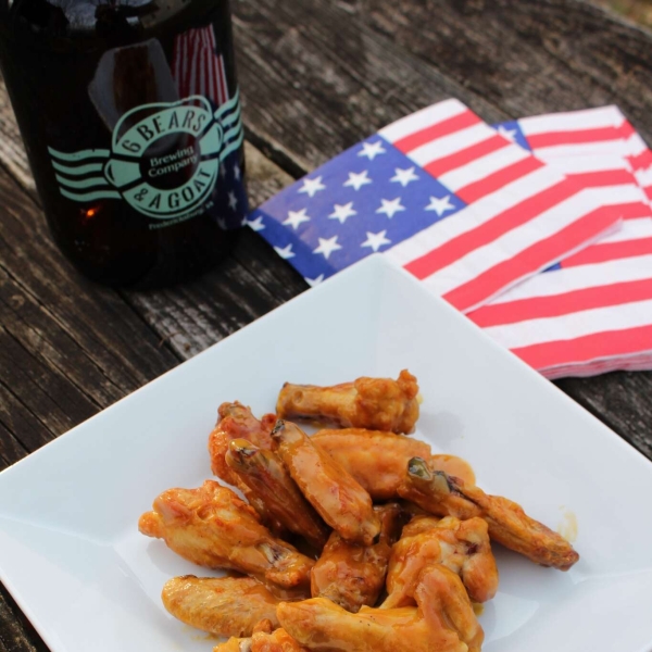 Sweet Hot Mustard Chicken Wings