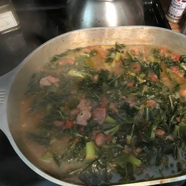 SoCal Greens and Black Eyed Pea Soup