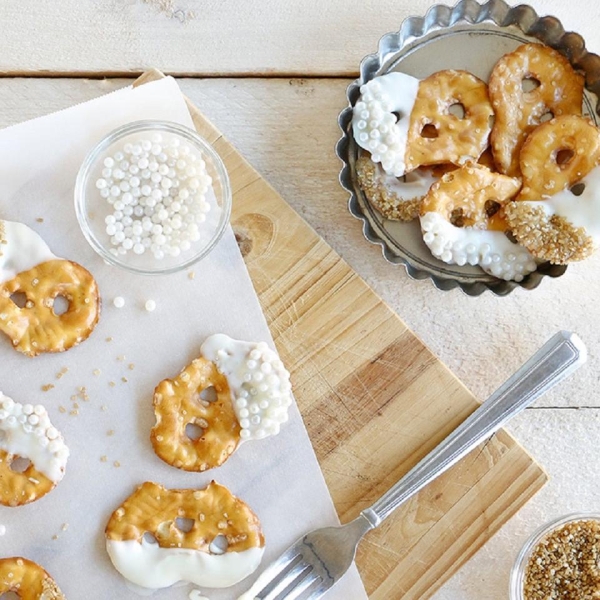 White Chocolate Pretzel Crisps® Sparklers