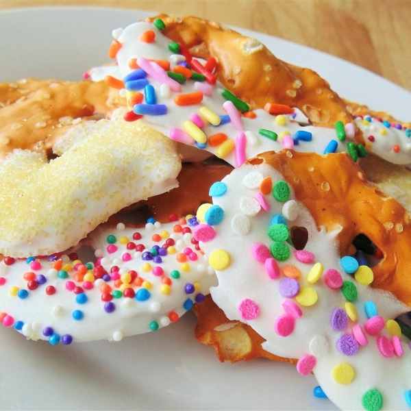 White Chocolate Pretzel Crisps® Sparklers